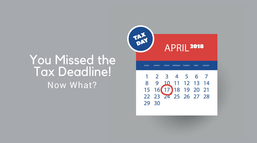 If you missed the tax deadline - don't panic